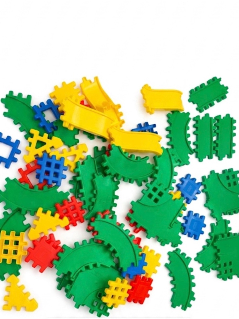 Little Tikes Wee Waffle Vintage Colourful Building Blocks Set 80s 90s Toy Tracks